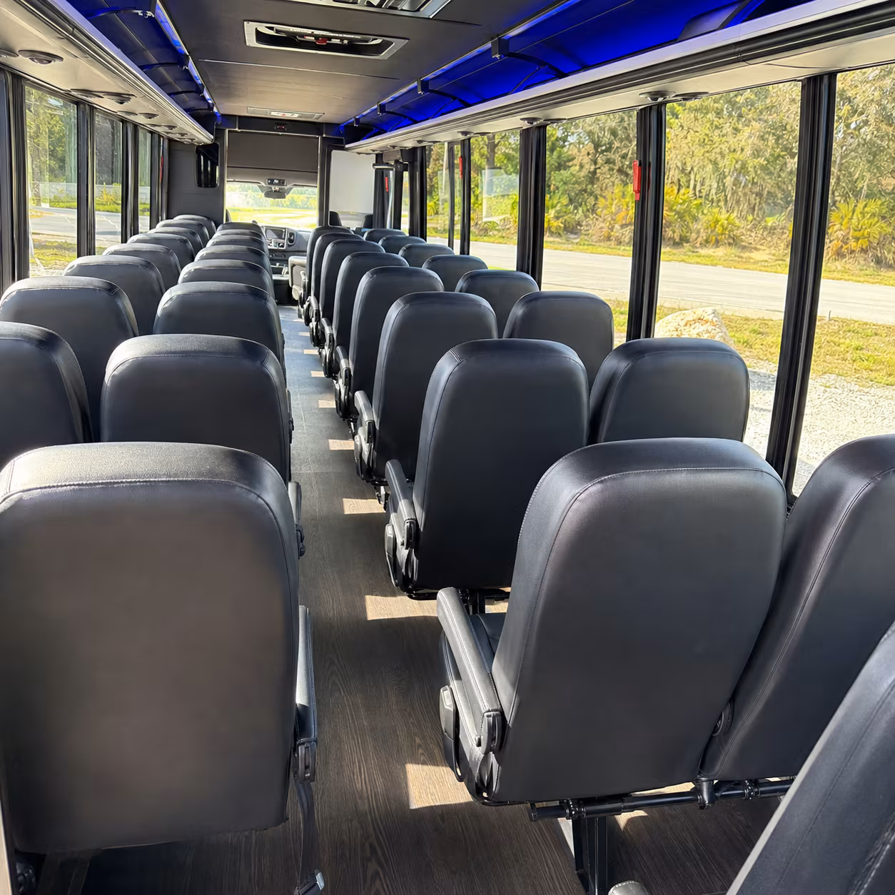 airport shuttle buses for out of town wedding guests flying into orlando