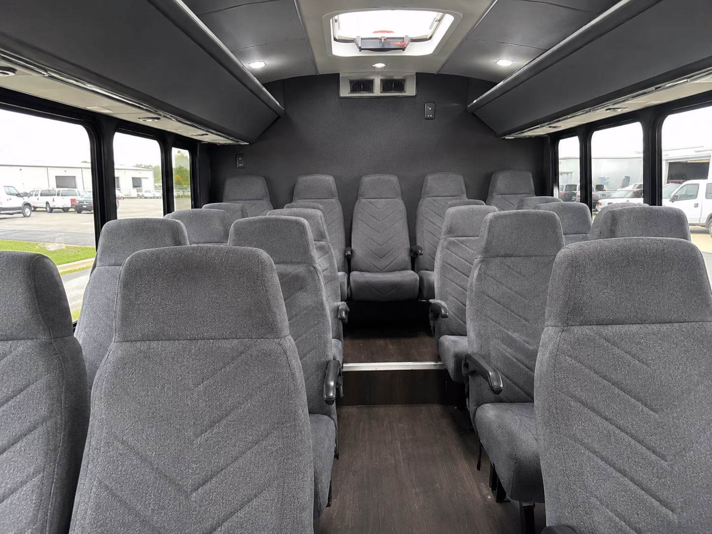 orlando 15 passenger minibus inside