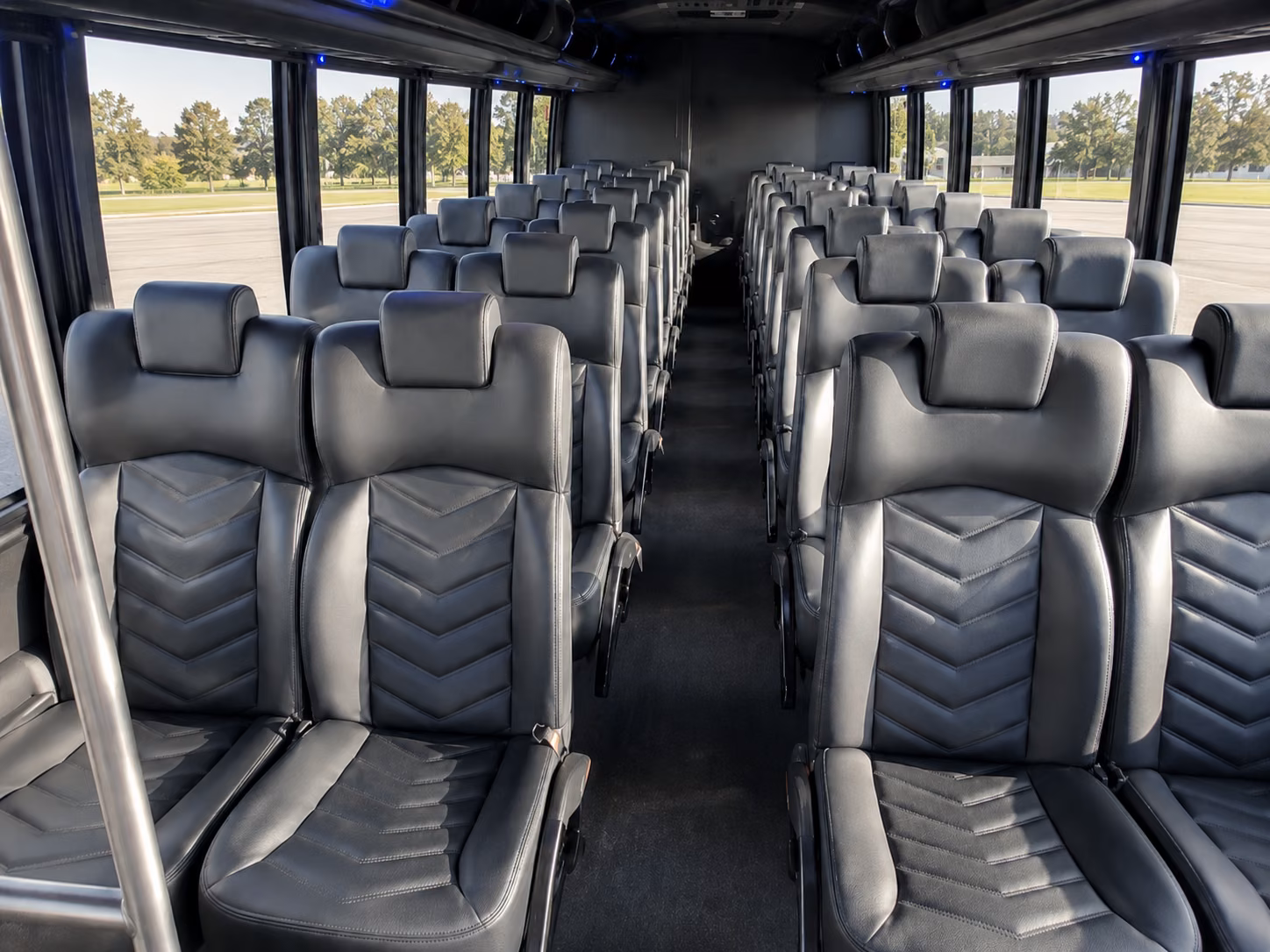 orlando 20 passenger minibus inside