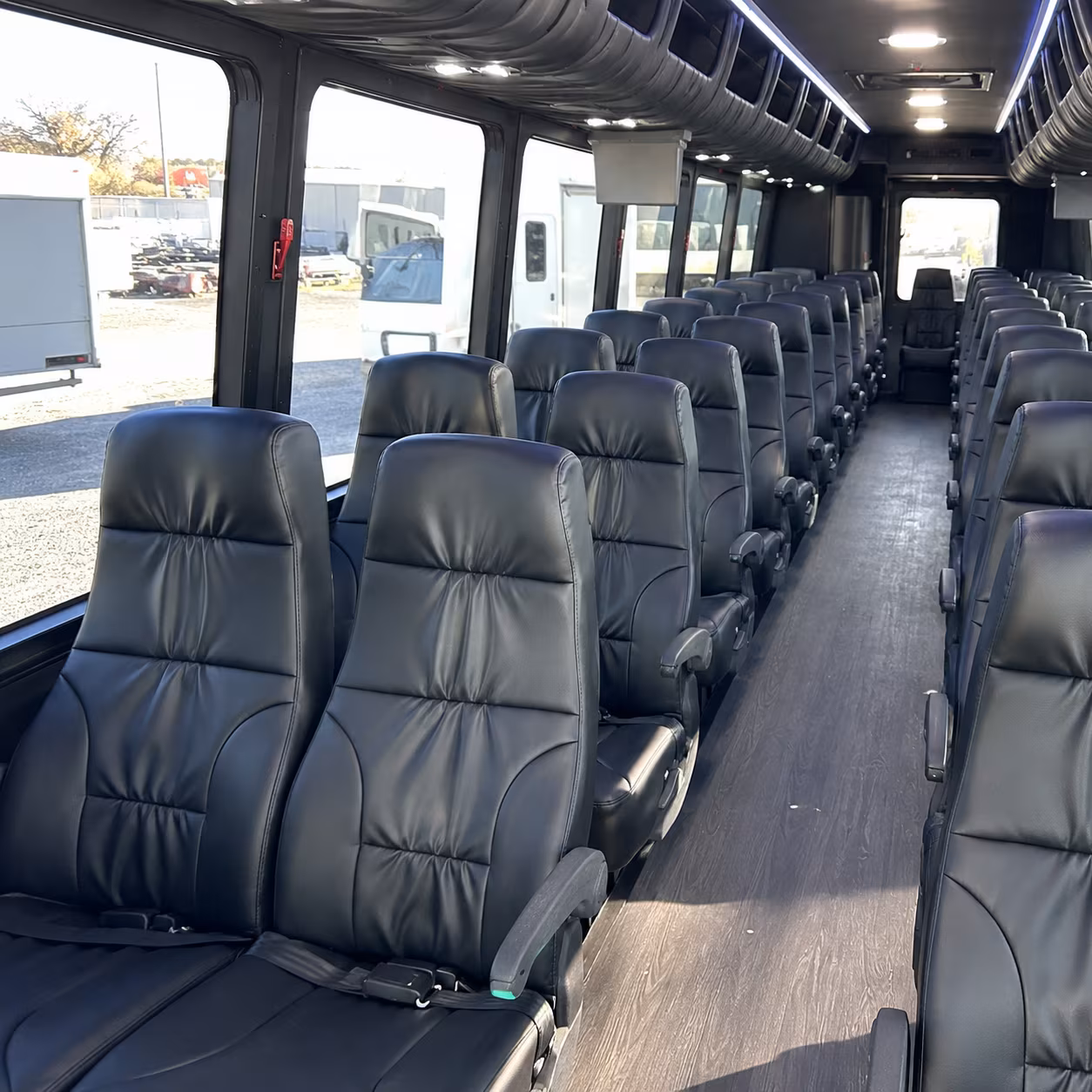 orlando 25 passenger minibus inside