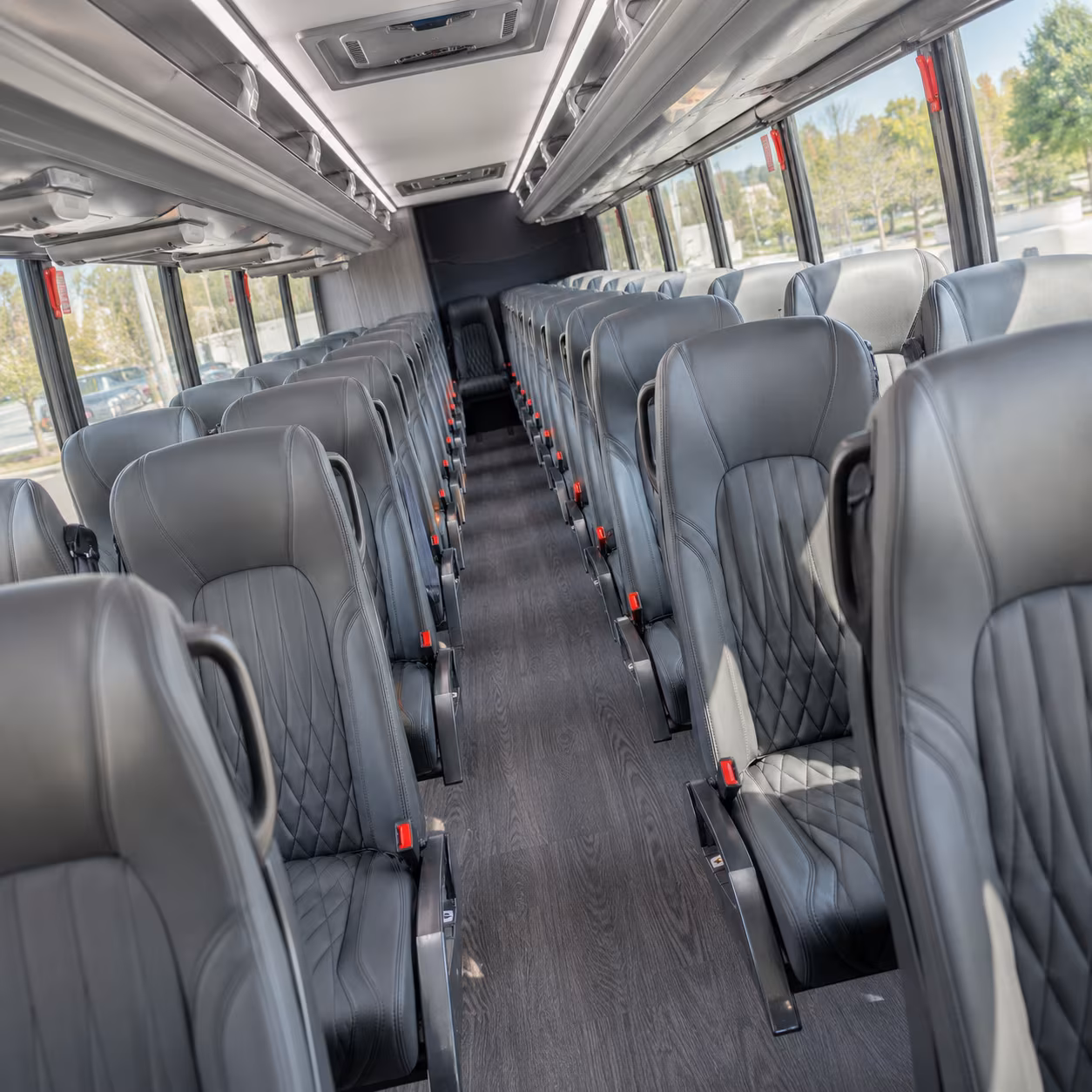 orlando 28 passenger minibus interior