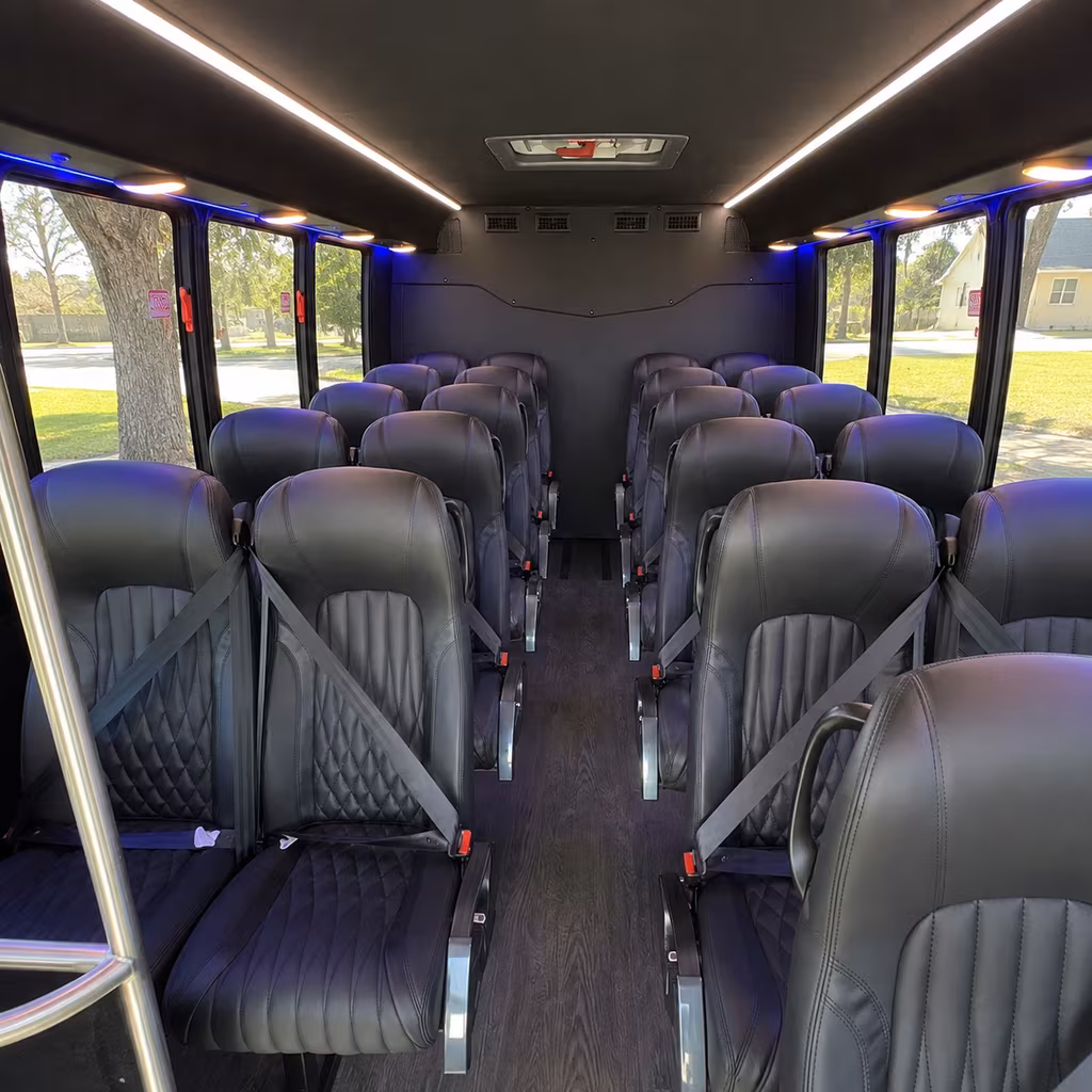 orlando 30 passenger minibus interior
