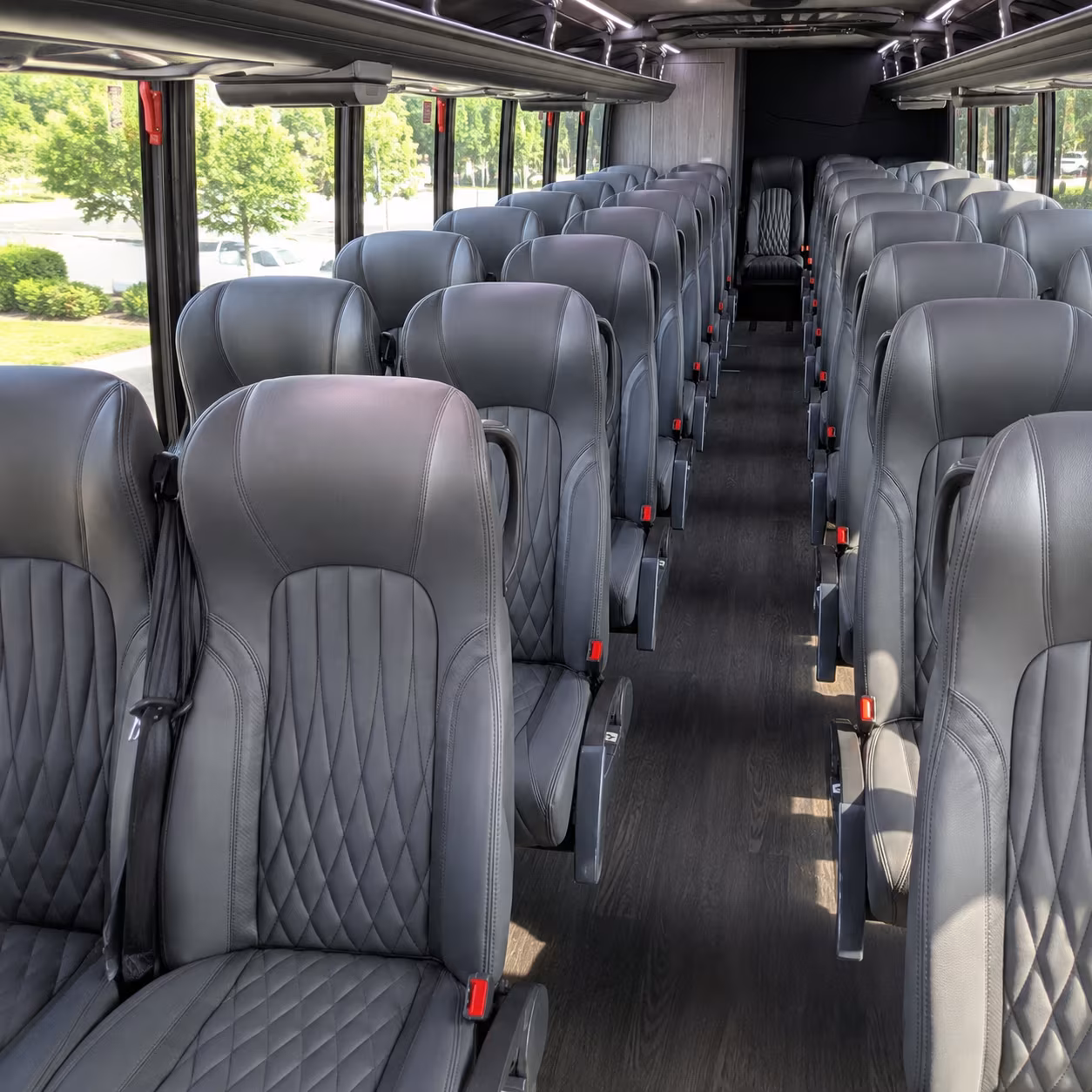 orlando 35 passenger minibus interior