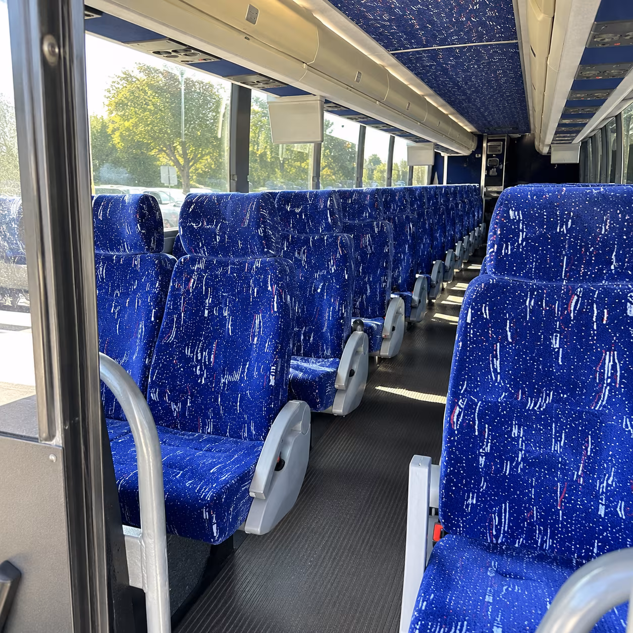 orlando 56 passenger charter bus interior