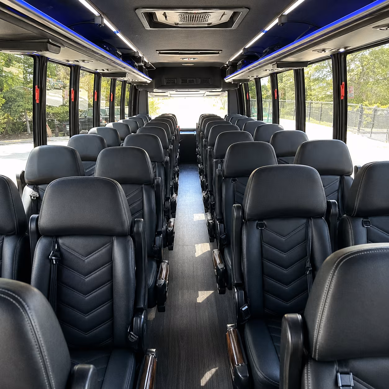 orlando long distance transportation onboard seating