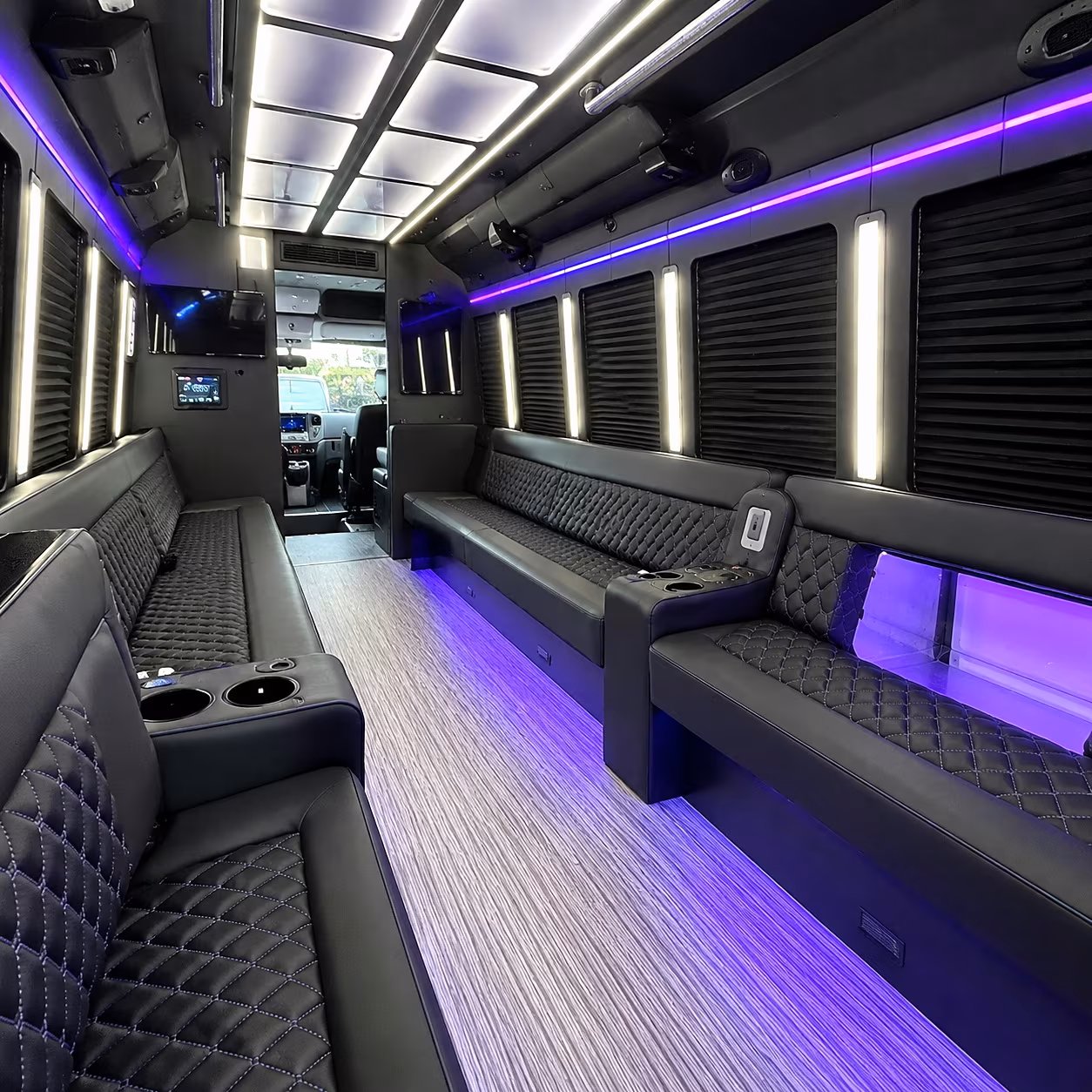 orlando party bus inside