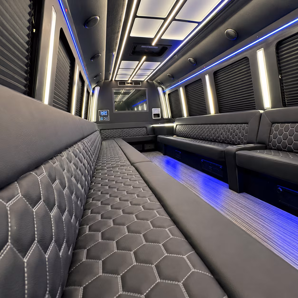 orlando party bus interior
